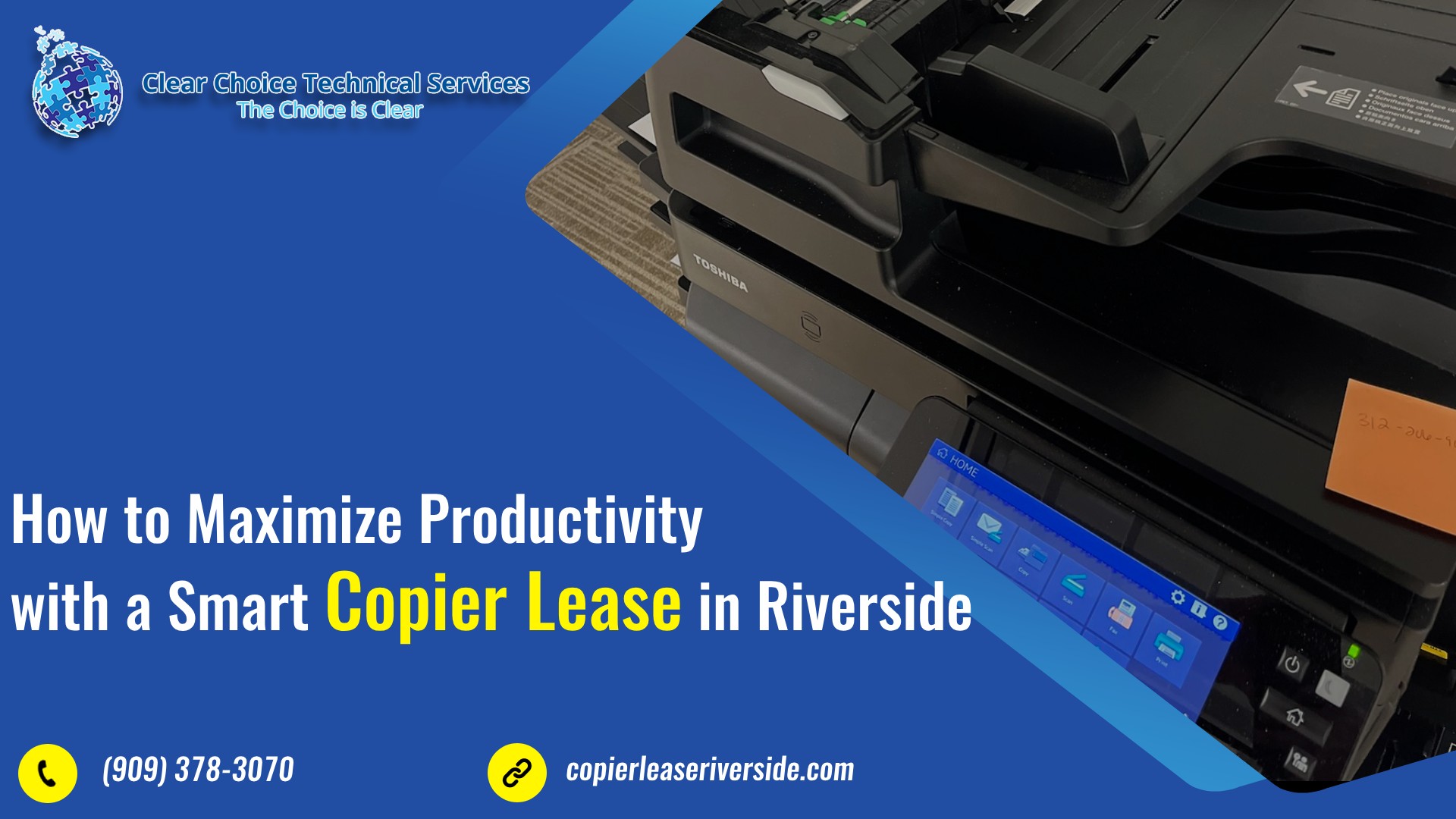 How to Maximize Productivity with a Smart Copier Lease in Riverside