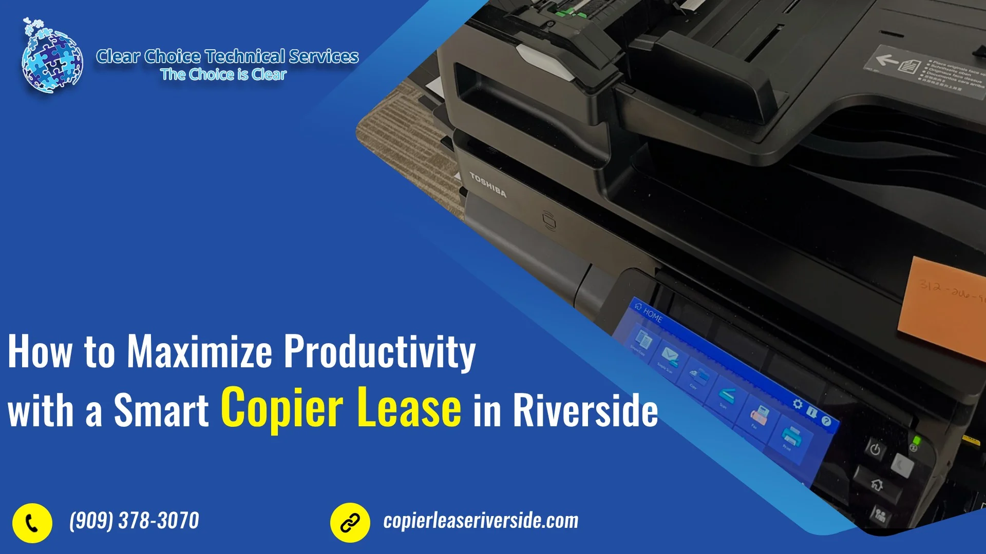How to Maximize Productivity with a Smart Copier Lease in Riverside